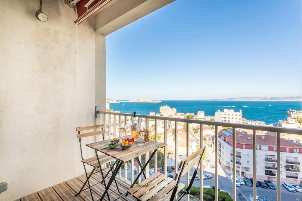 Apartment Dream Ocean View With Balcony Close To Beach Marseille