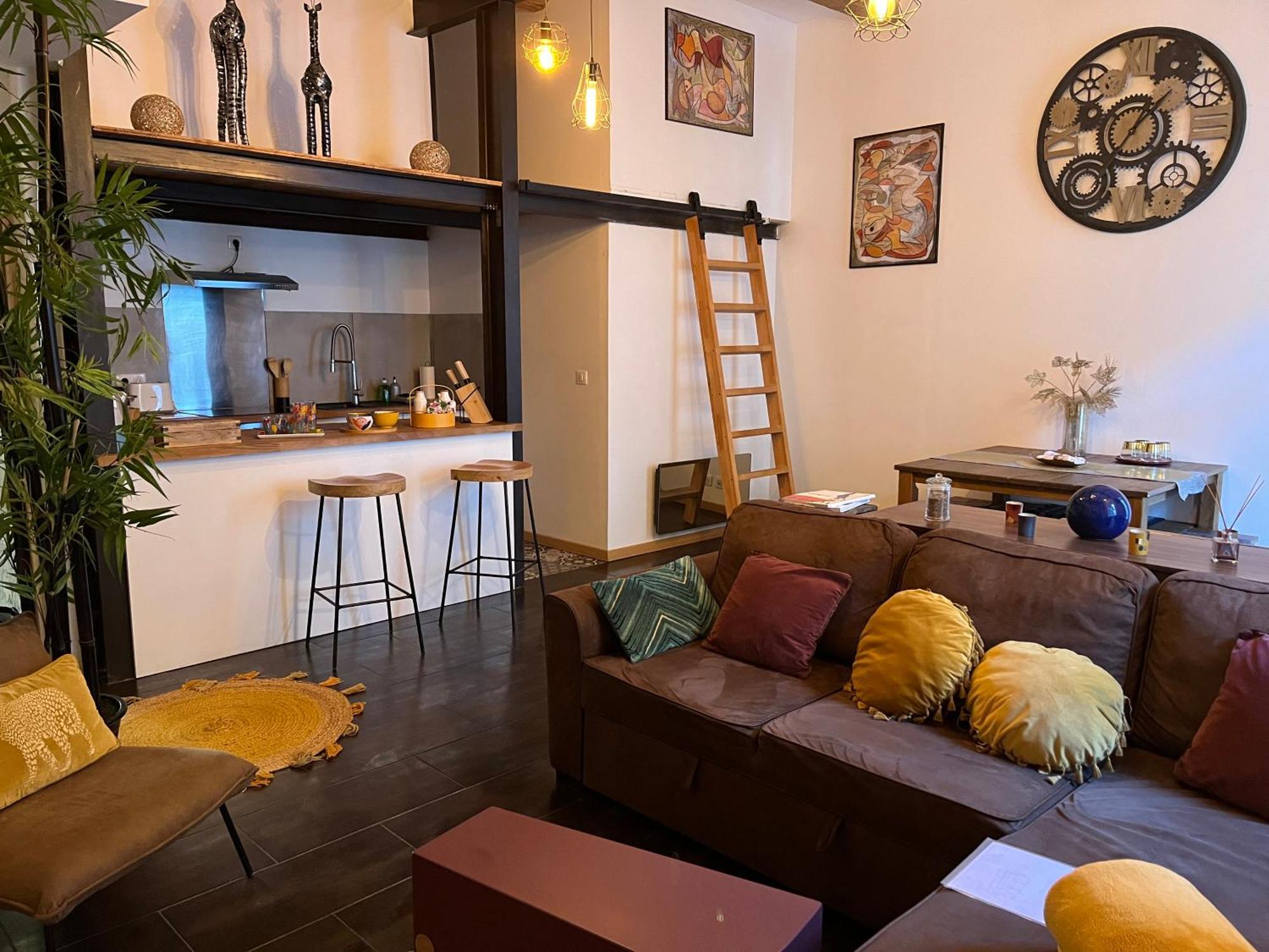 Atypique Cosy Entre Terre & Apartment