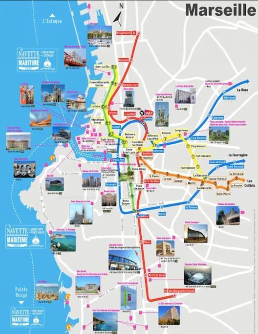 Au Coeur Du Panier T2 Climatise Et Equipe Apartment Marseille