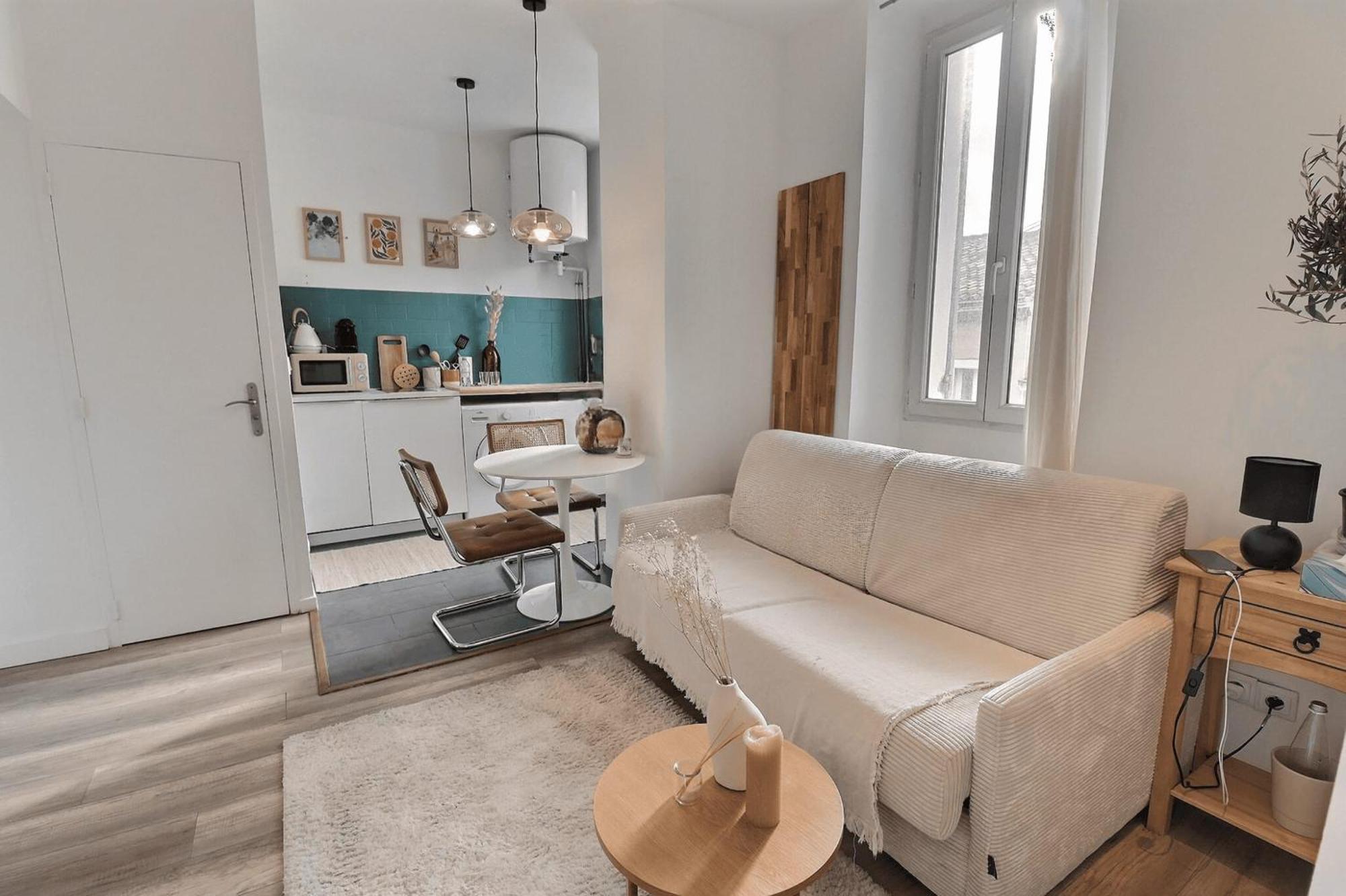 Charming T2 Of 30 M2 In The 4th - Apartment Marseille