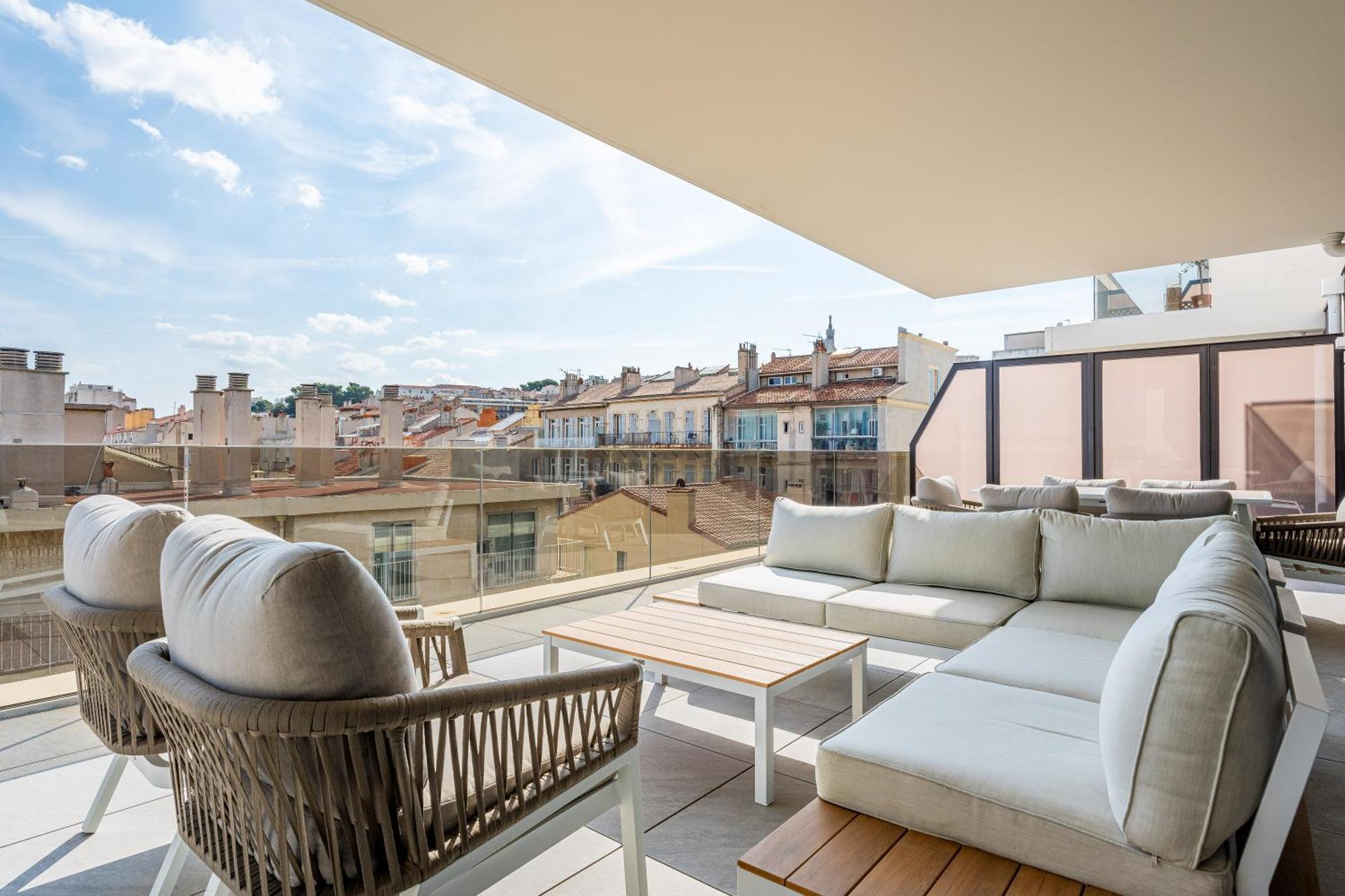 Saint Victor, Double Terrasse Vue Sur Le Vieux Port Marseille