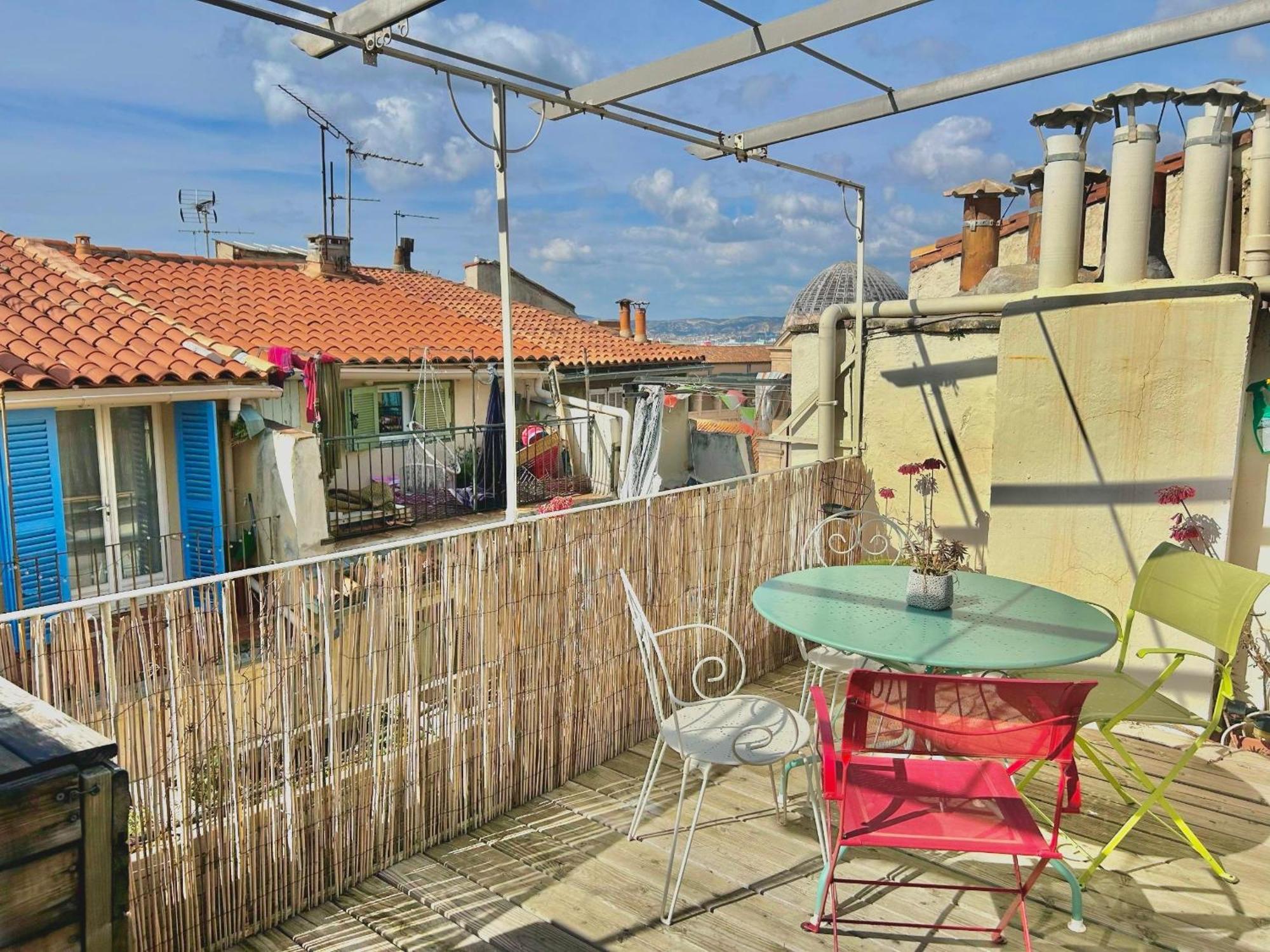 Le Panier - Joli Duplex Centre Historique Avec Grande Terrasse Et Balneo Proche Vieux Port * Marseille