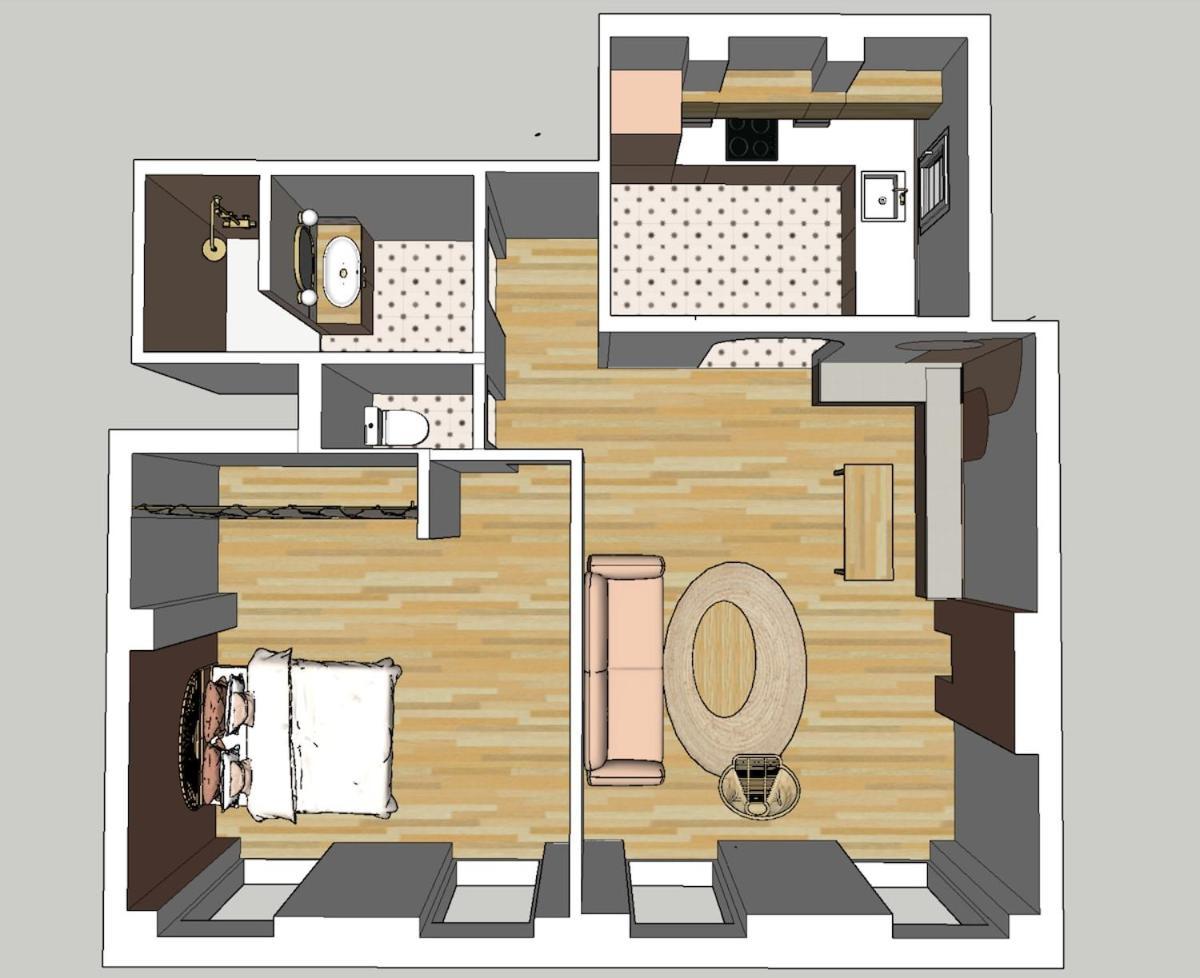 Apartment Refait A Neuf Entre Et Vieux Port *