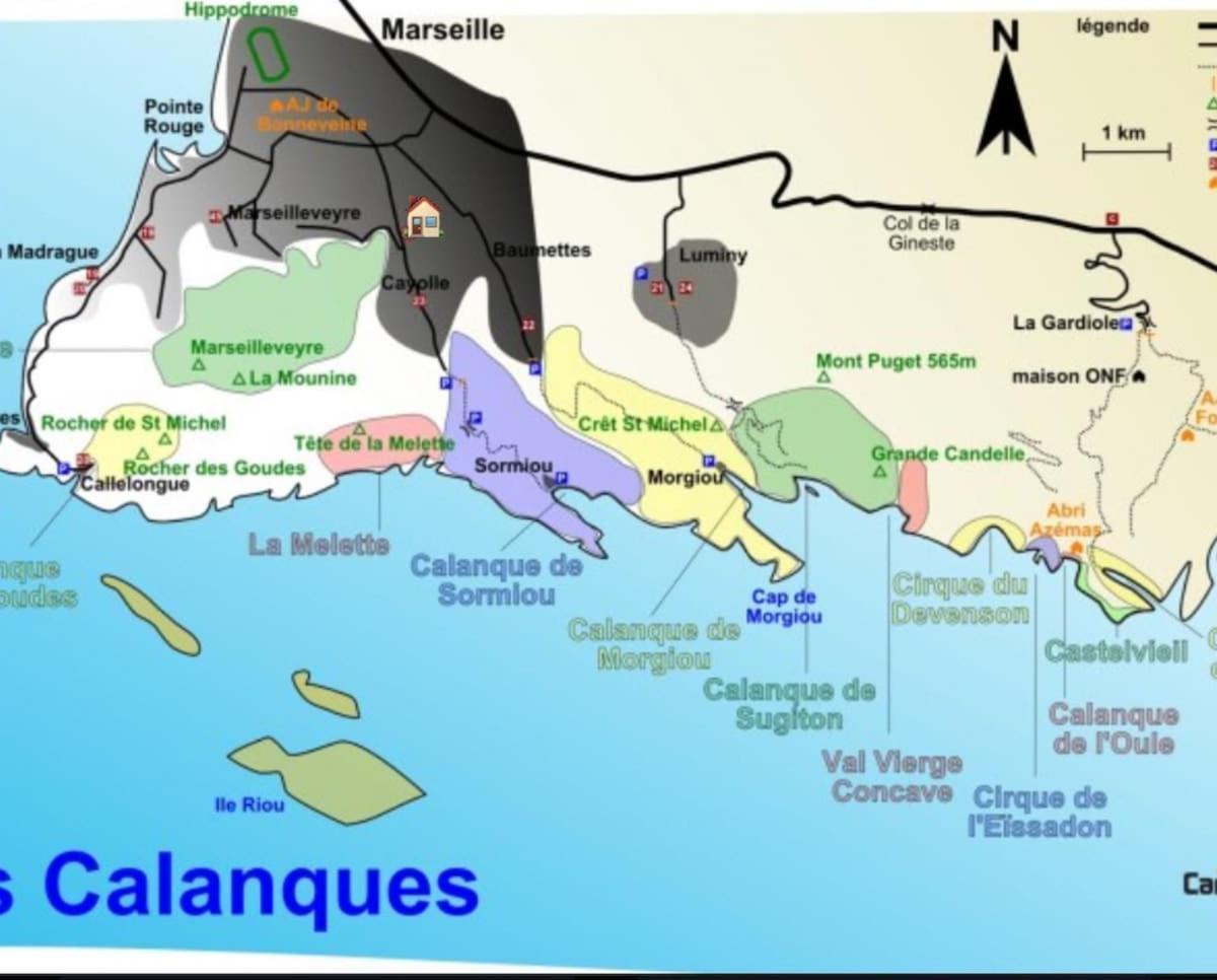 Căn hộ T2 Proche Des Calanques Marseille