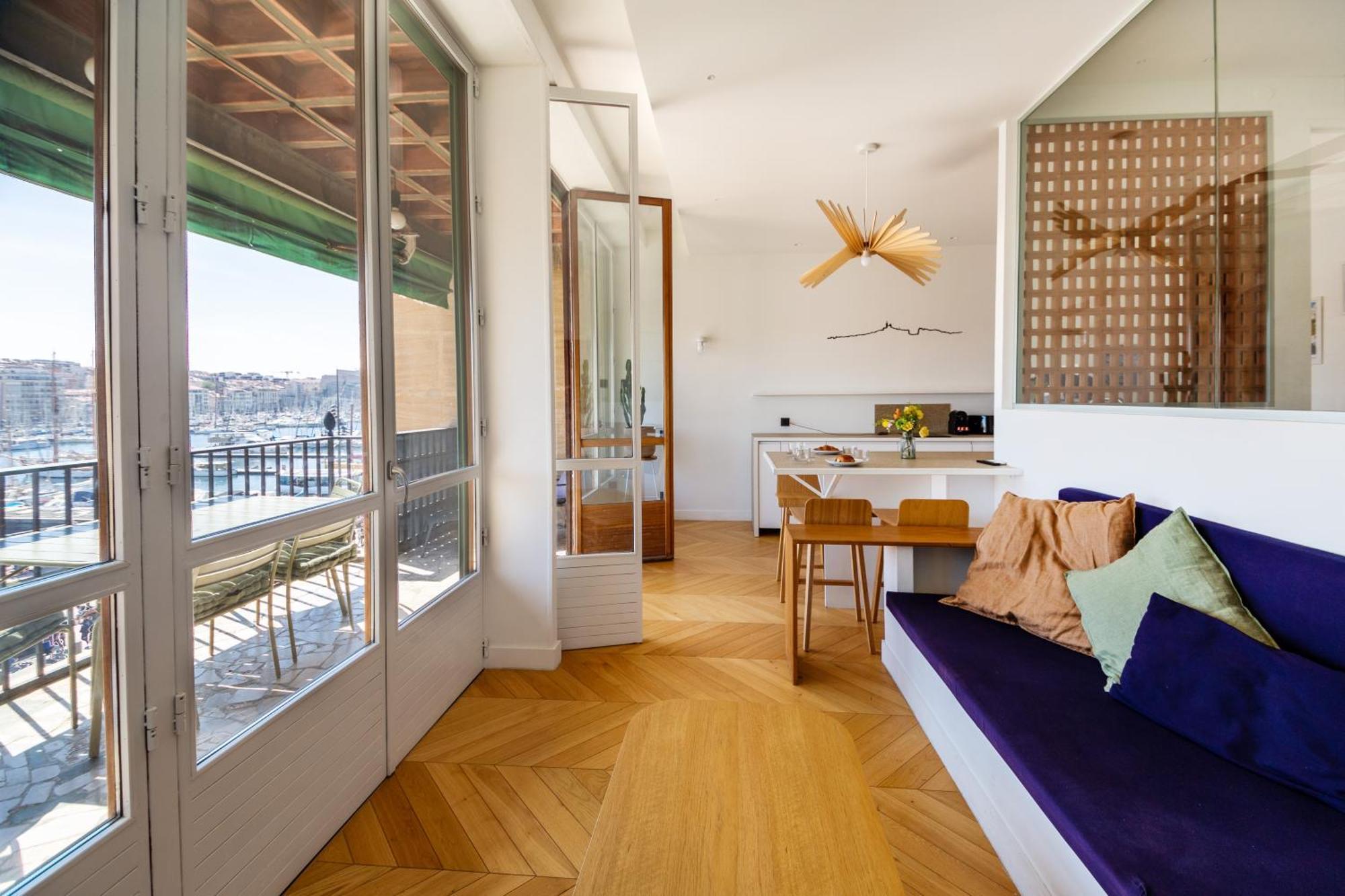 Superbe Appartement, Vue Notre Dame De La Garde, Vieux Port Marseilles