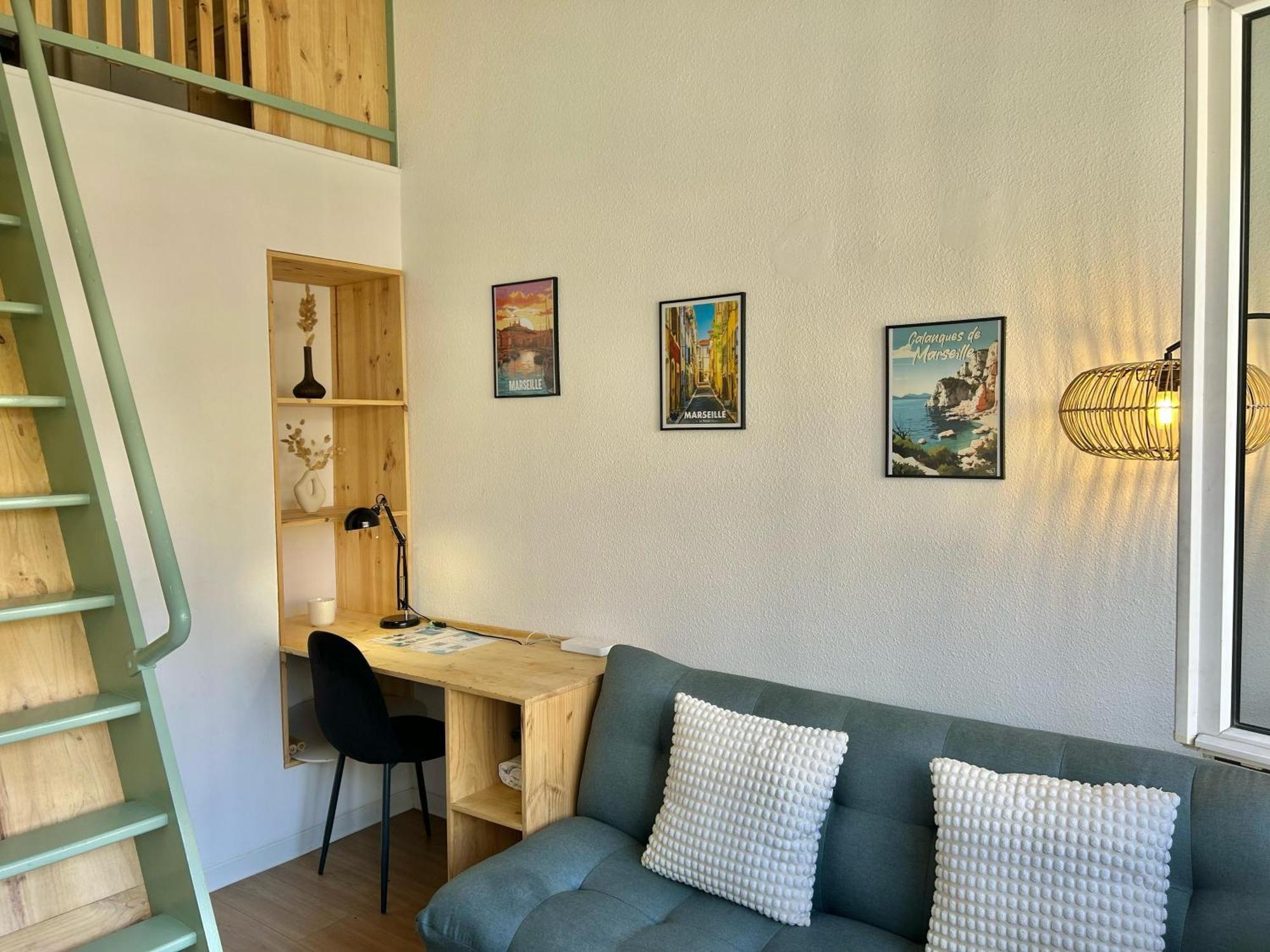Chez Martin - Confort Proche Hopitaux Universitaires Timone Conception - Quartier St Pierre Appartement *