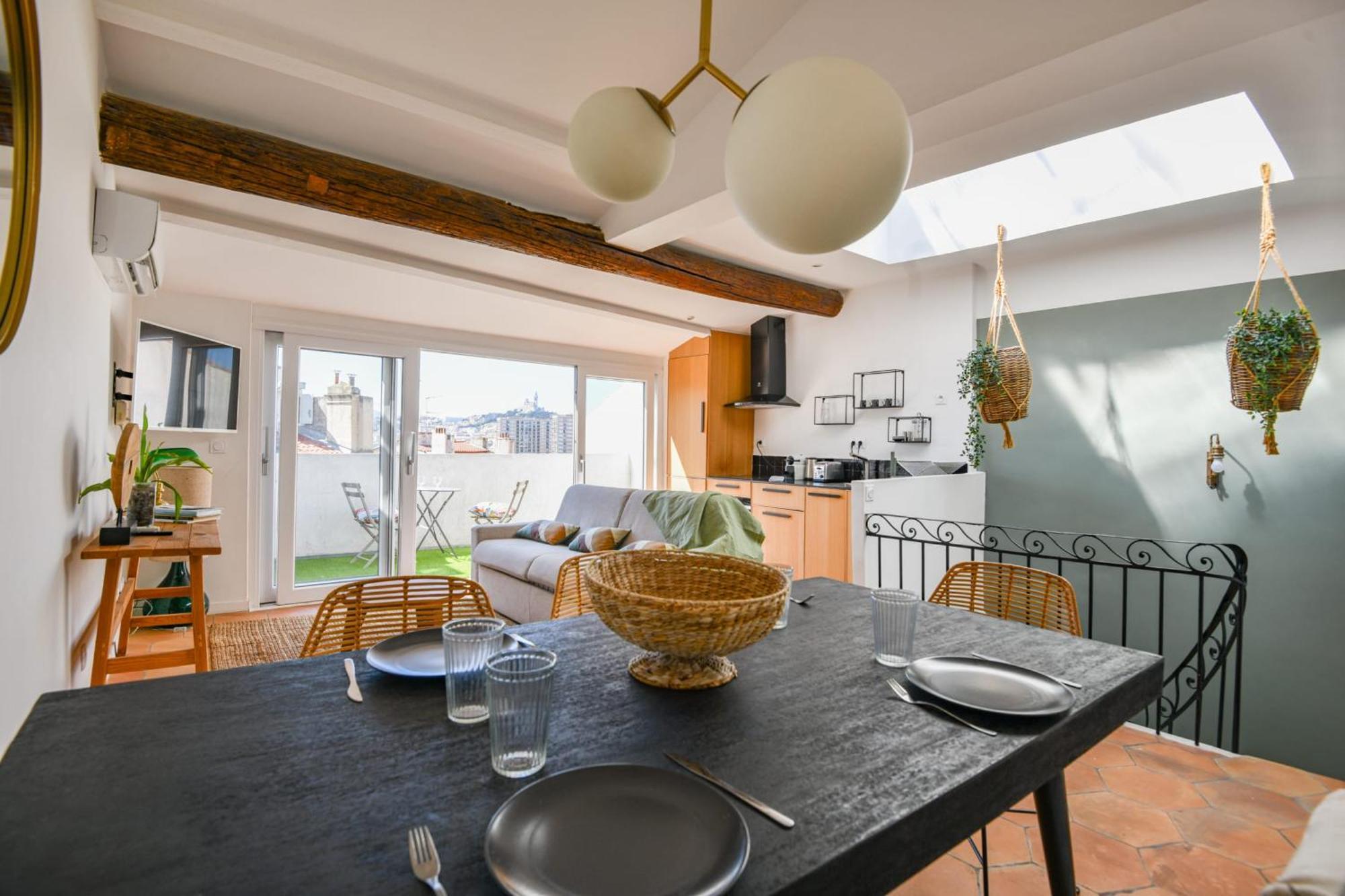 Appartement Chez Marcel - 2 Ch Avec Clim - St Charles Marseille
