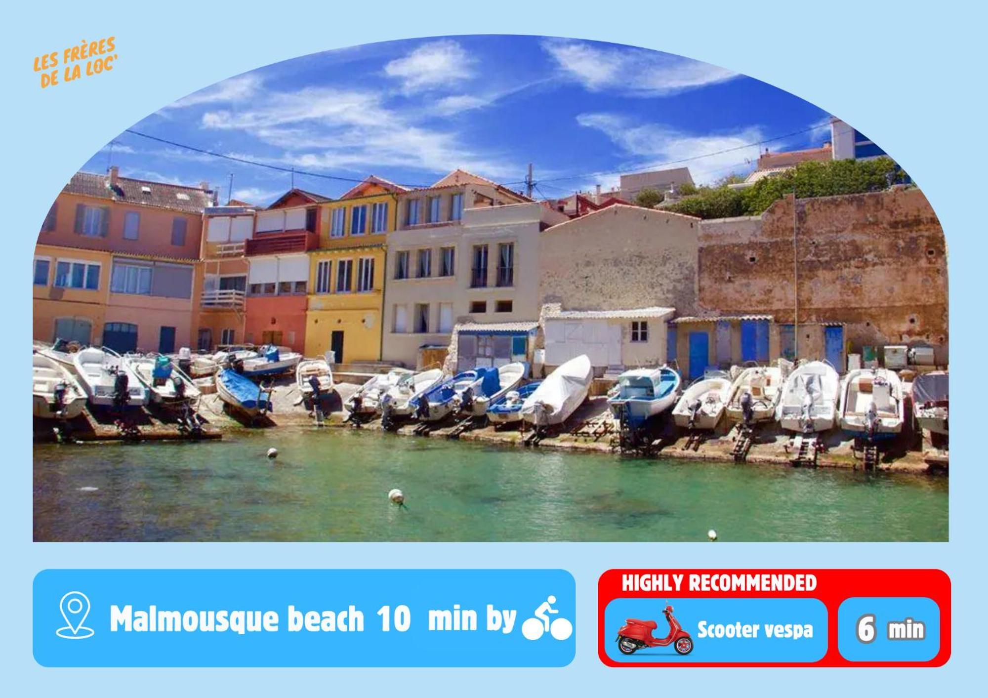 Apartment Grand - 3 Minutes De La - Les Freres De La Loc' Marseilles