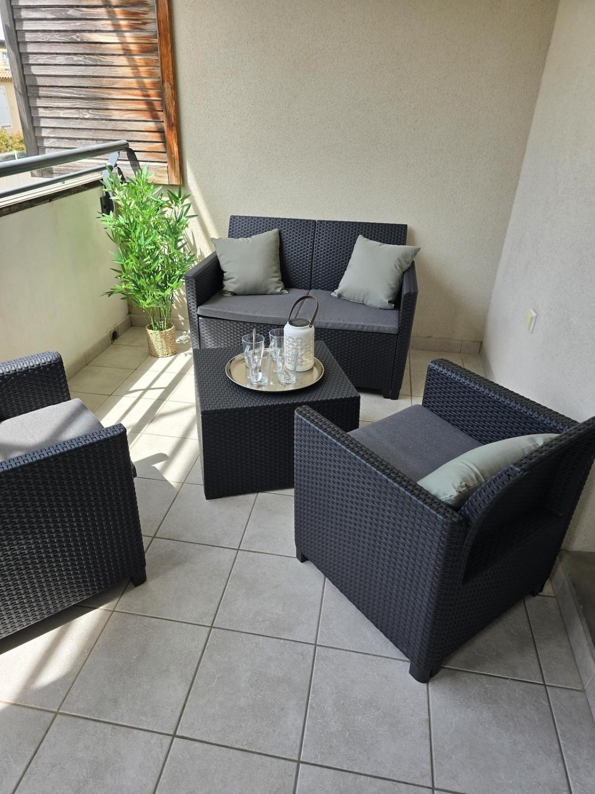Evasion Chic - Plages Terrasse, Clim 2 ,parkings Apartamento