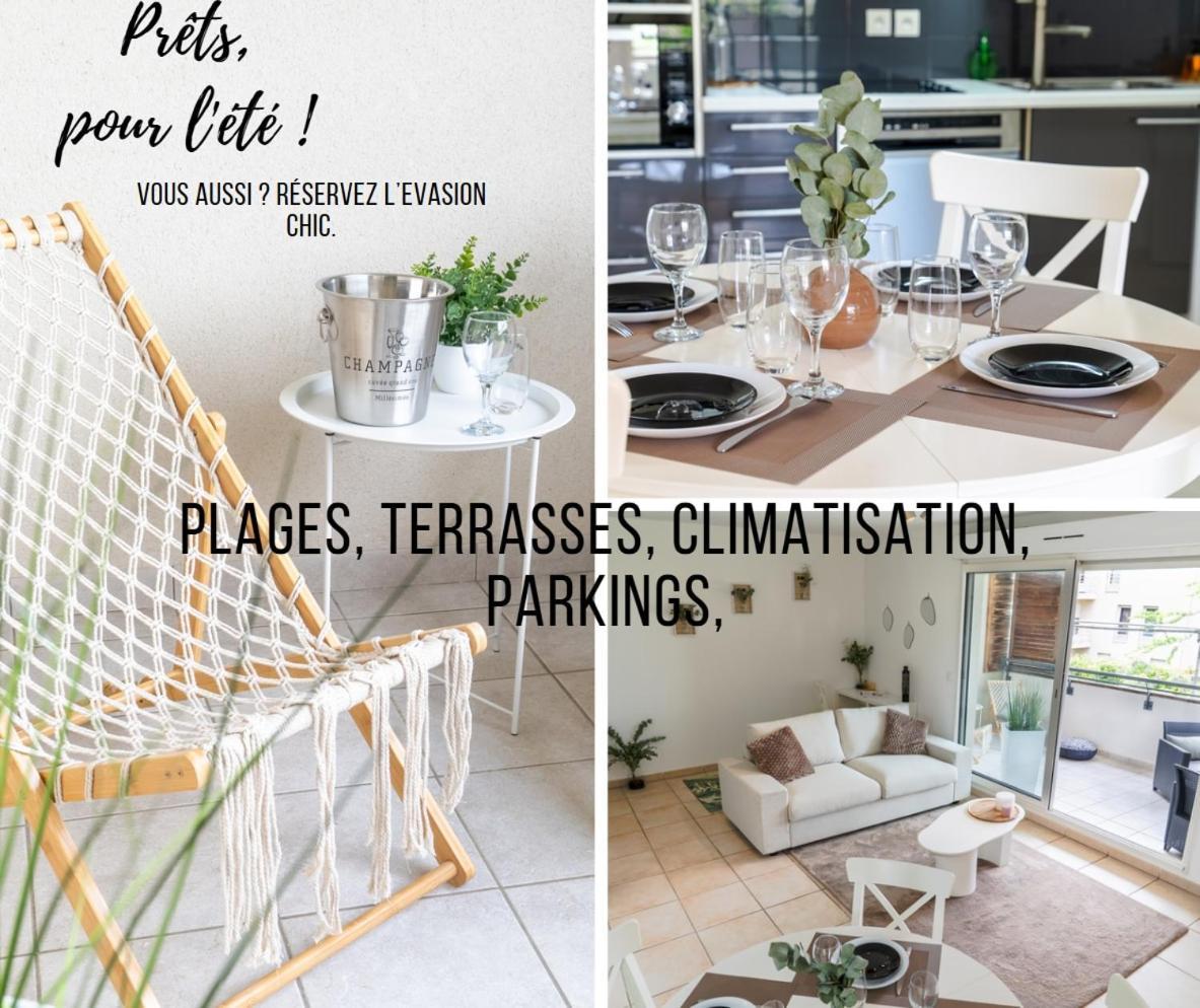 Evasion Chic - Plages Terrasse, Clim 2 ,parkings * Marselha