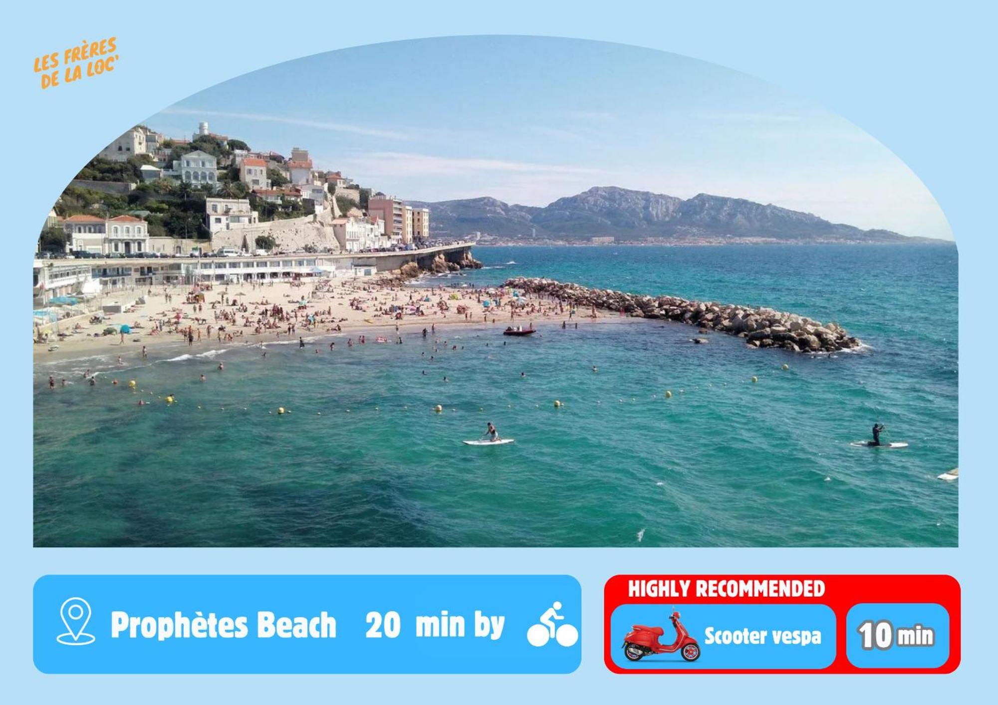 Apartment Renove - Stade Velodrome & Plages - Les Freres De La Loc'