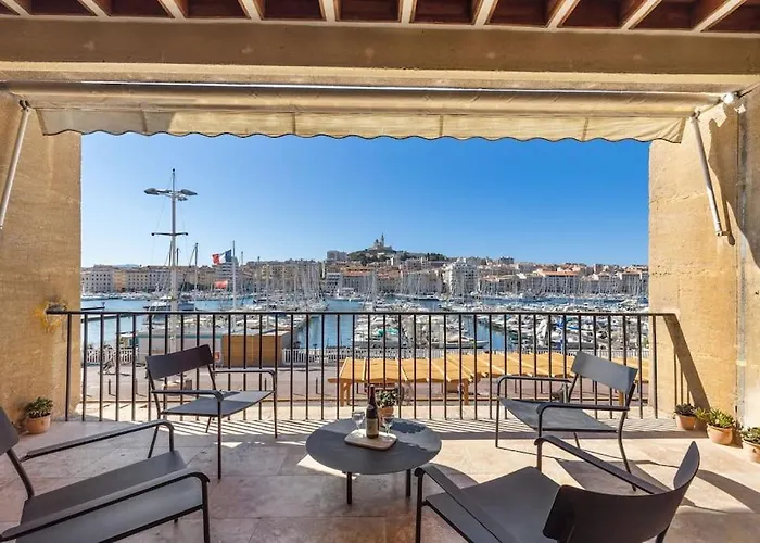 Le Splendide Terrasse Avec Vue Panoramique Vieux Port