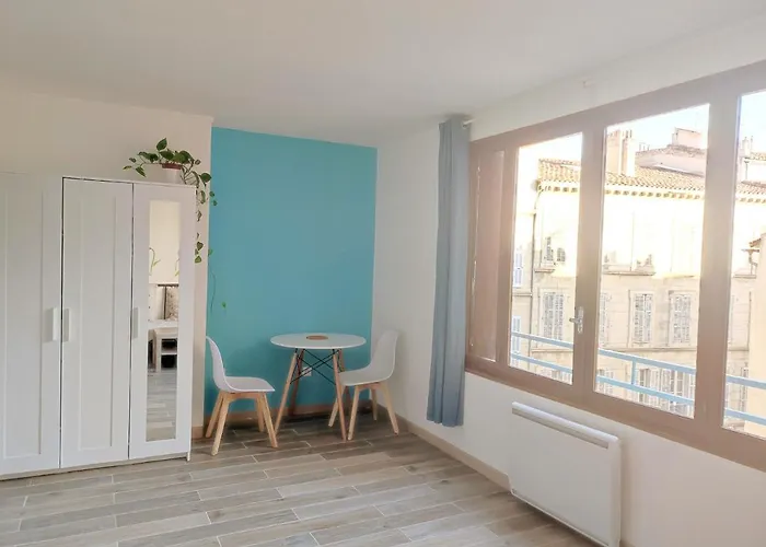 Studio Bleu En Face De La Gare 10Mn Au Vieux Port