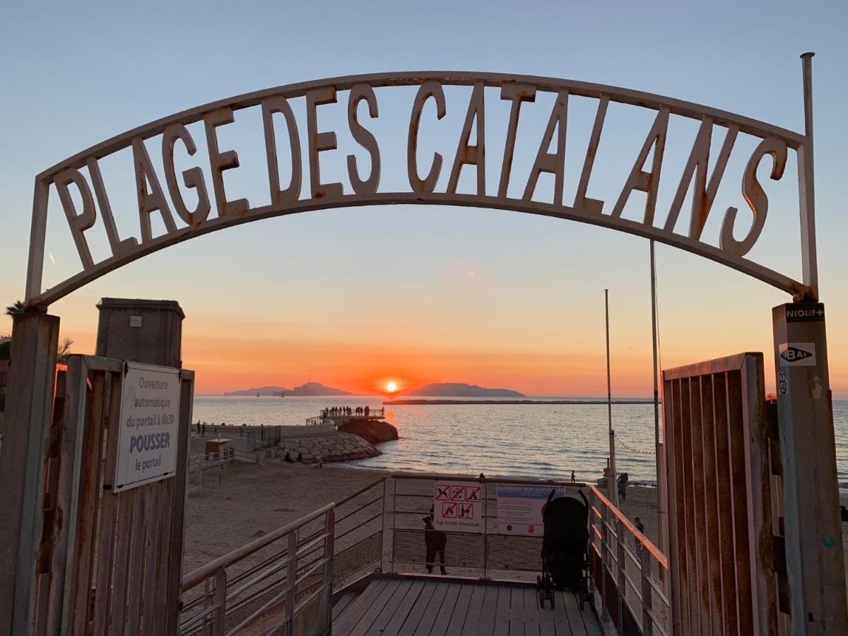 Escale Marseillaise, Grand T2 Calme, Pres Du Vieux Port Pour 2 A 4 Personnes, Nettoyage Rigoureux
