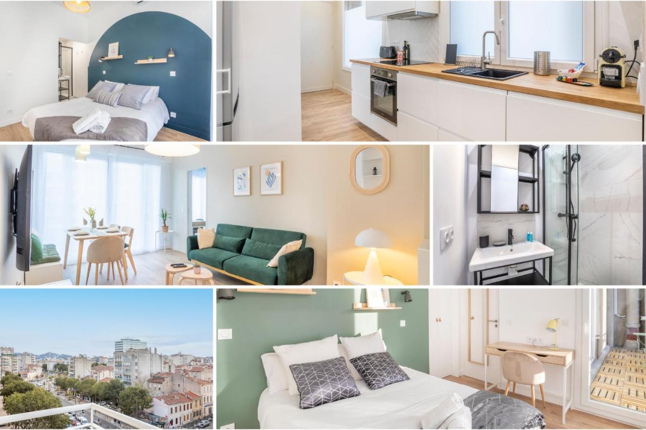 Sud Passion - Sakakini - Calme - 3 - Lumineux - Fibre Apartamento Marselha