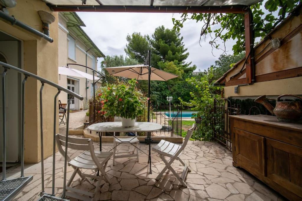 Le Figuier Air-conditioned Studio And Swimmin Apartamento *