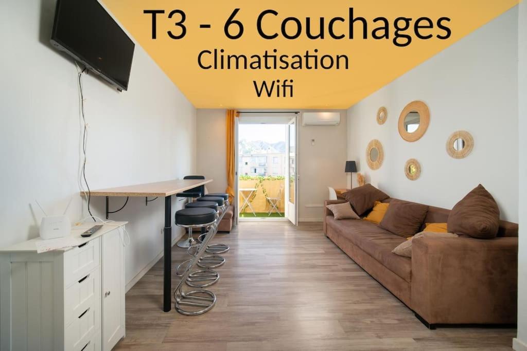 Air-conditioned Sleeps 4 To 6 Parking * Marseille