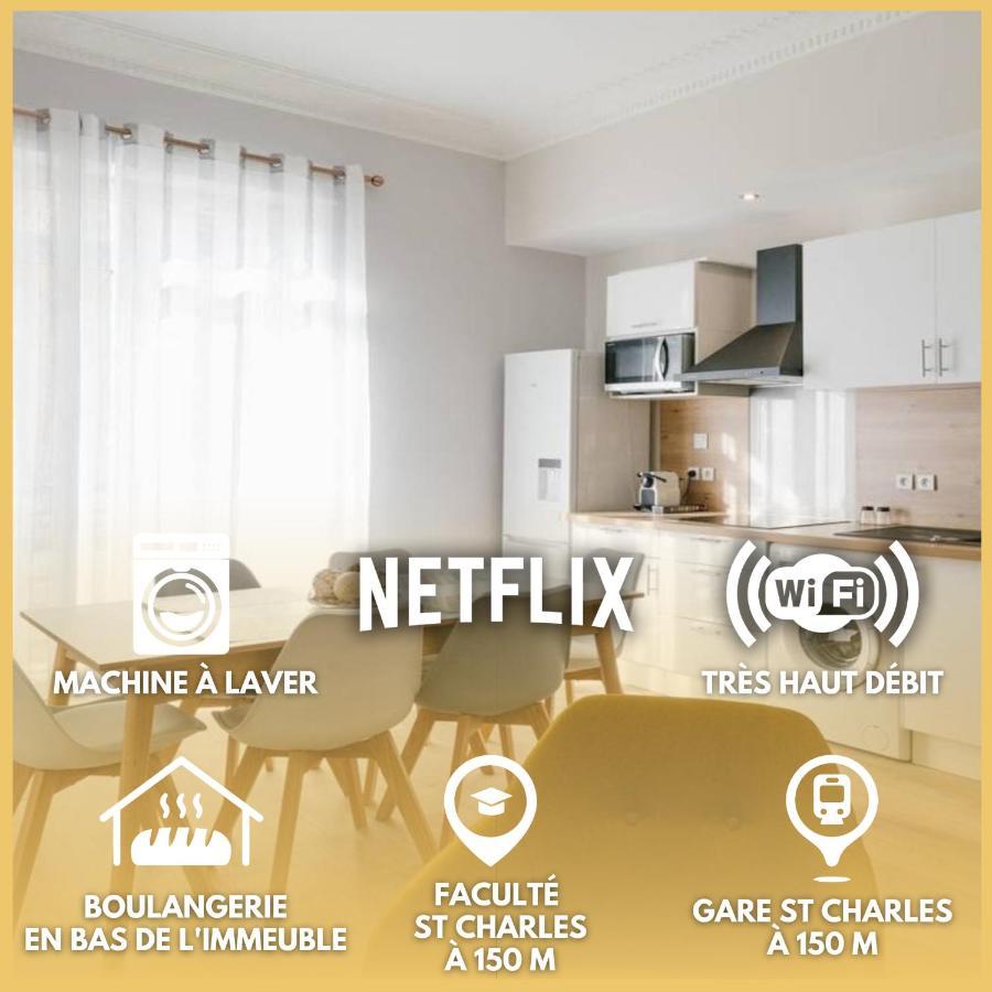 Flat Saint Charles Marseilles