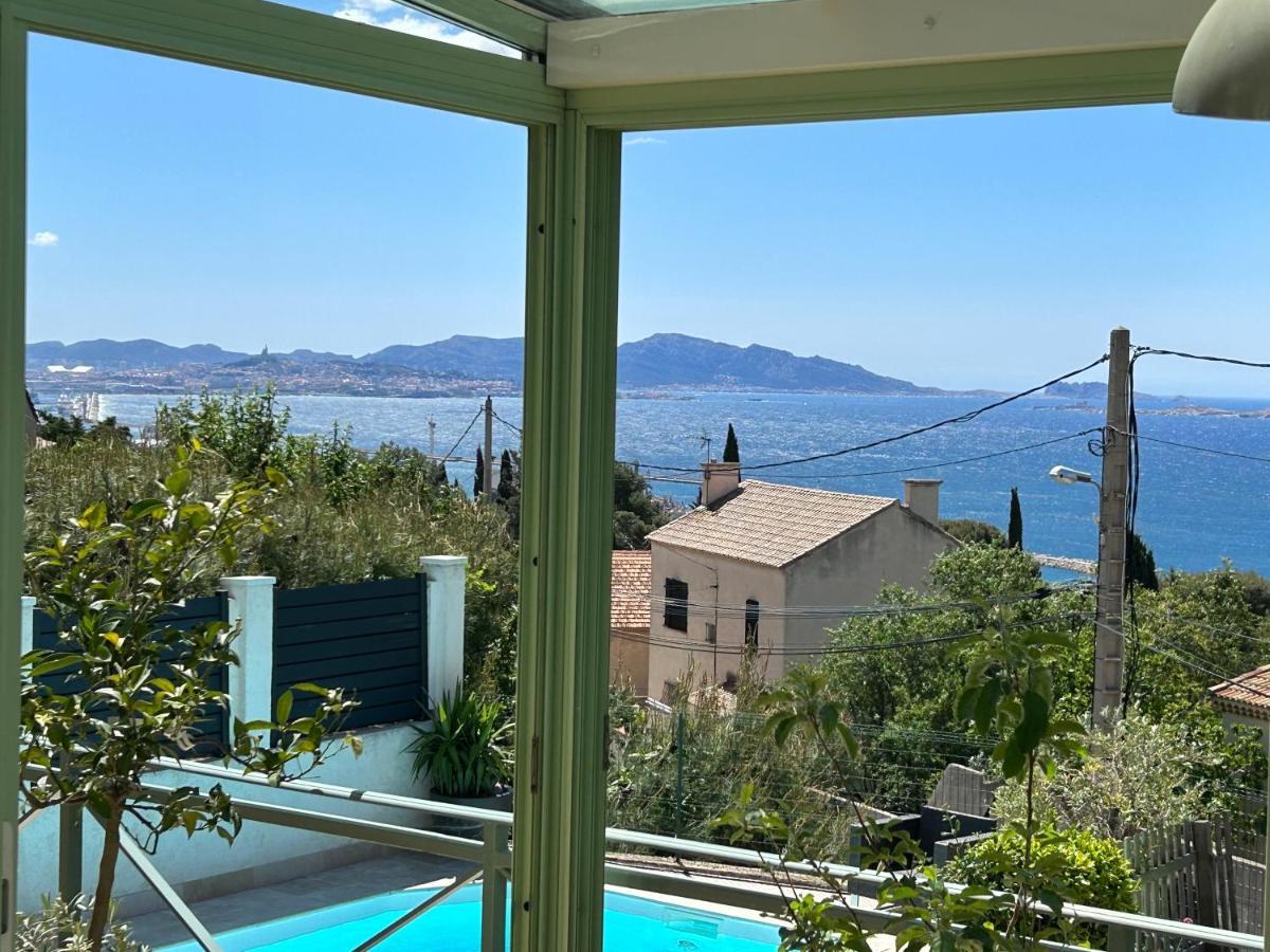 Villa Maison Entierement Climatisee Vue D'exception Et Rade De Avec Piscine 8 Personnes