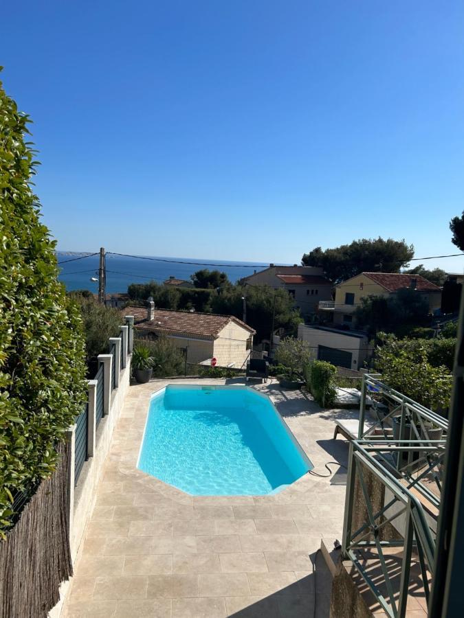 Maison Entierement Climatisee Vue D'exception Et Rade De Avec Piscine 8 Personnes * Marselha