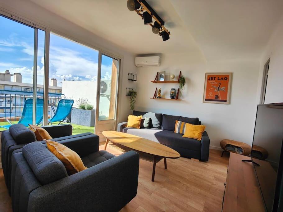 Grande Terrasse, Vue Mer Apartamento *