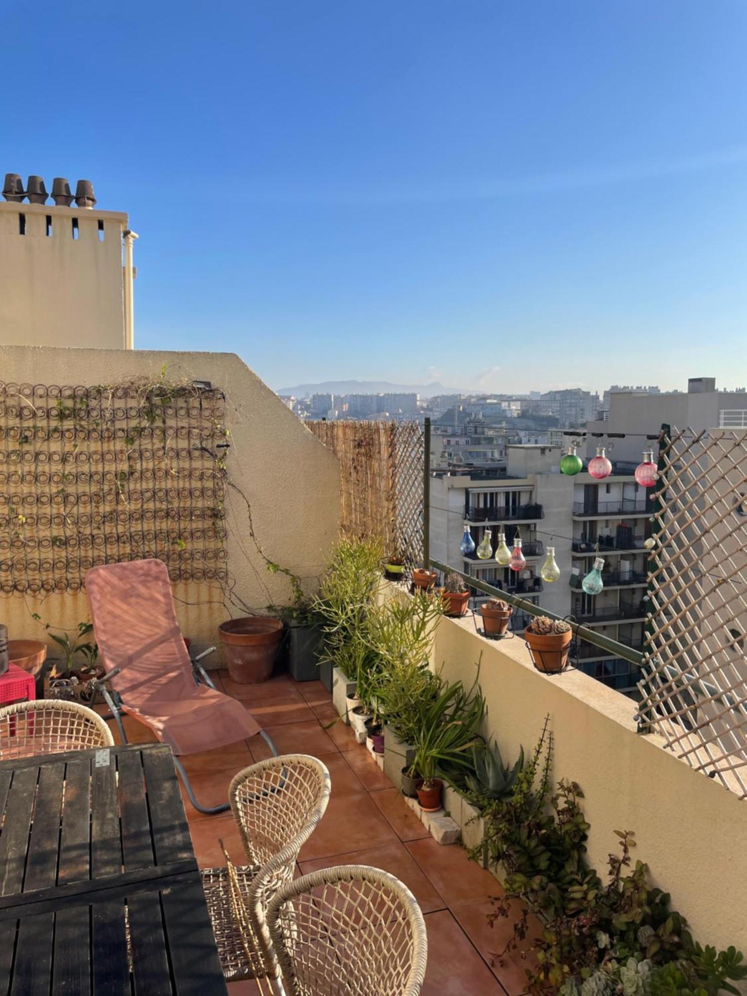 4 Personnes 60 M2 Terrasse 35m2 Sejour Sud 2 Vraies Gare Saint-charles Universite Apartamento *