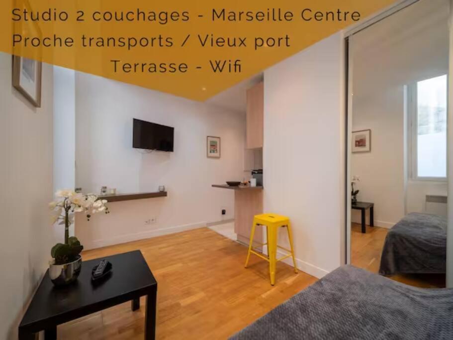 Apartment Hyper Centre Avec Terrasse 5 Min Vieux Port *