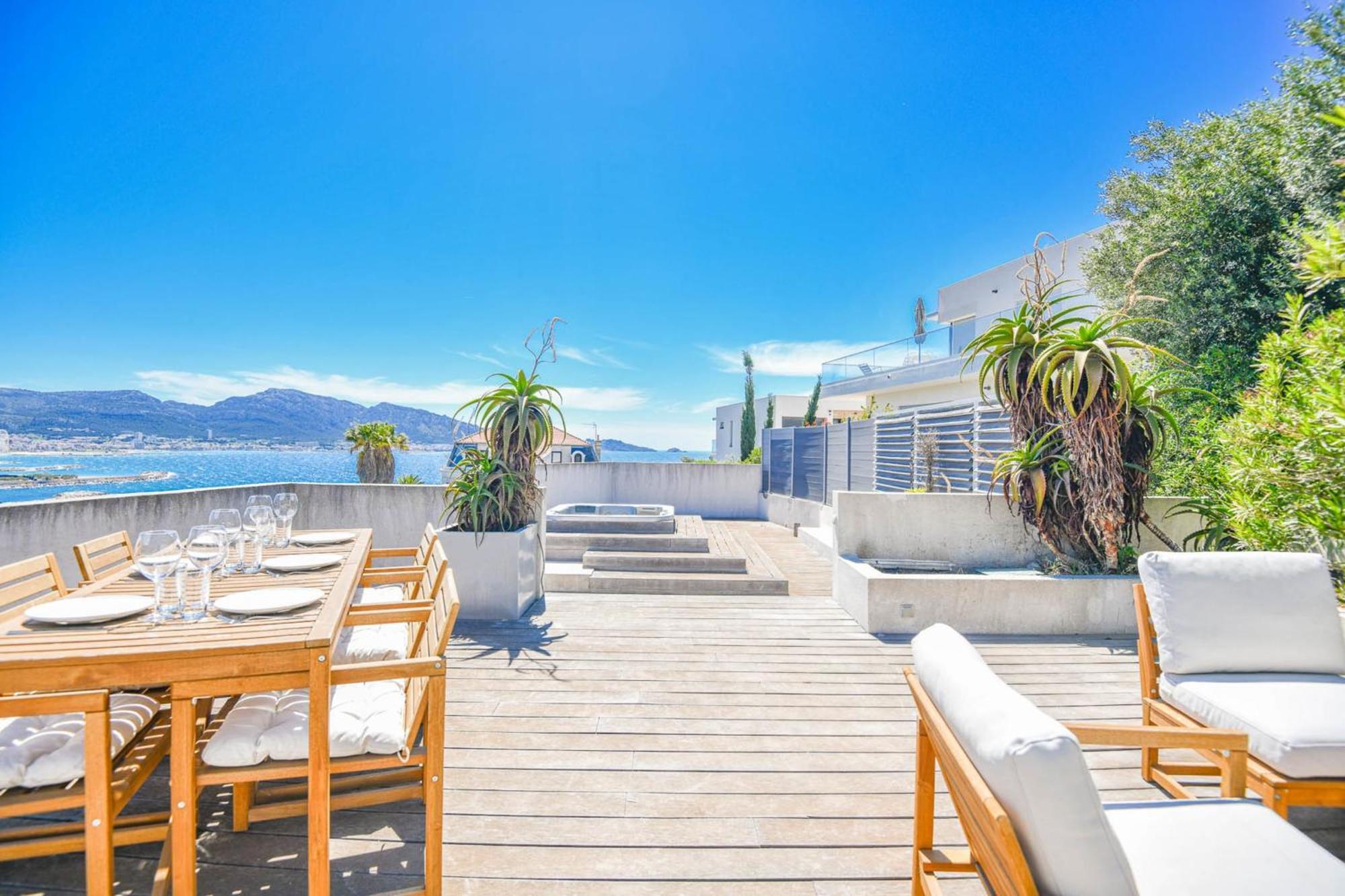 Villa La Kennedy - Vue Mer Avec Piscine Et Parking