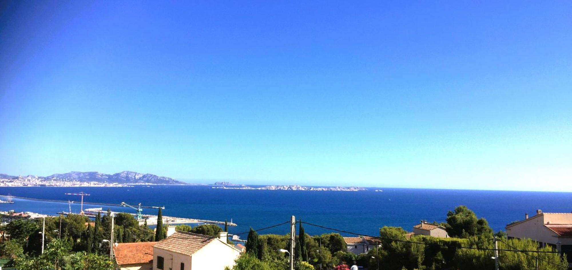 Maison Entierement Climatisee Vue D'exception Et Rade De Avec Piscine 8 Personnes Pousada Marselha