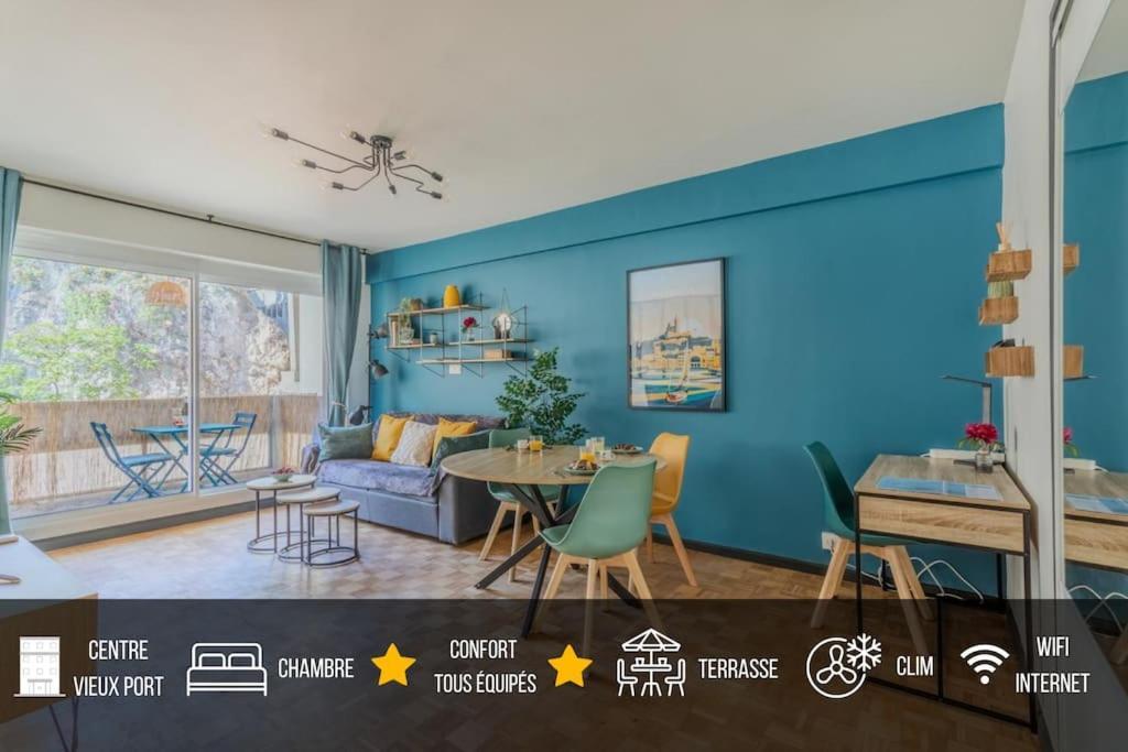 Divine Idylle Vieux-port Terrasse Clim Appartement *
