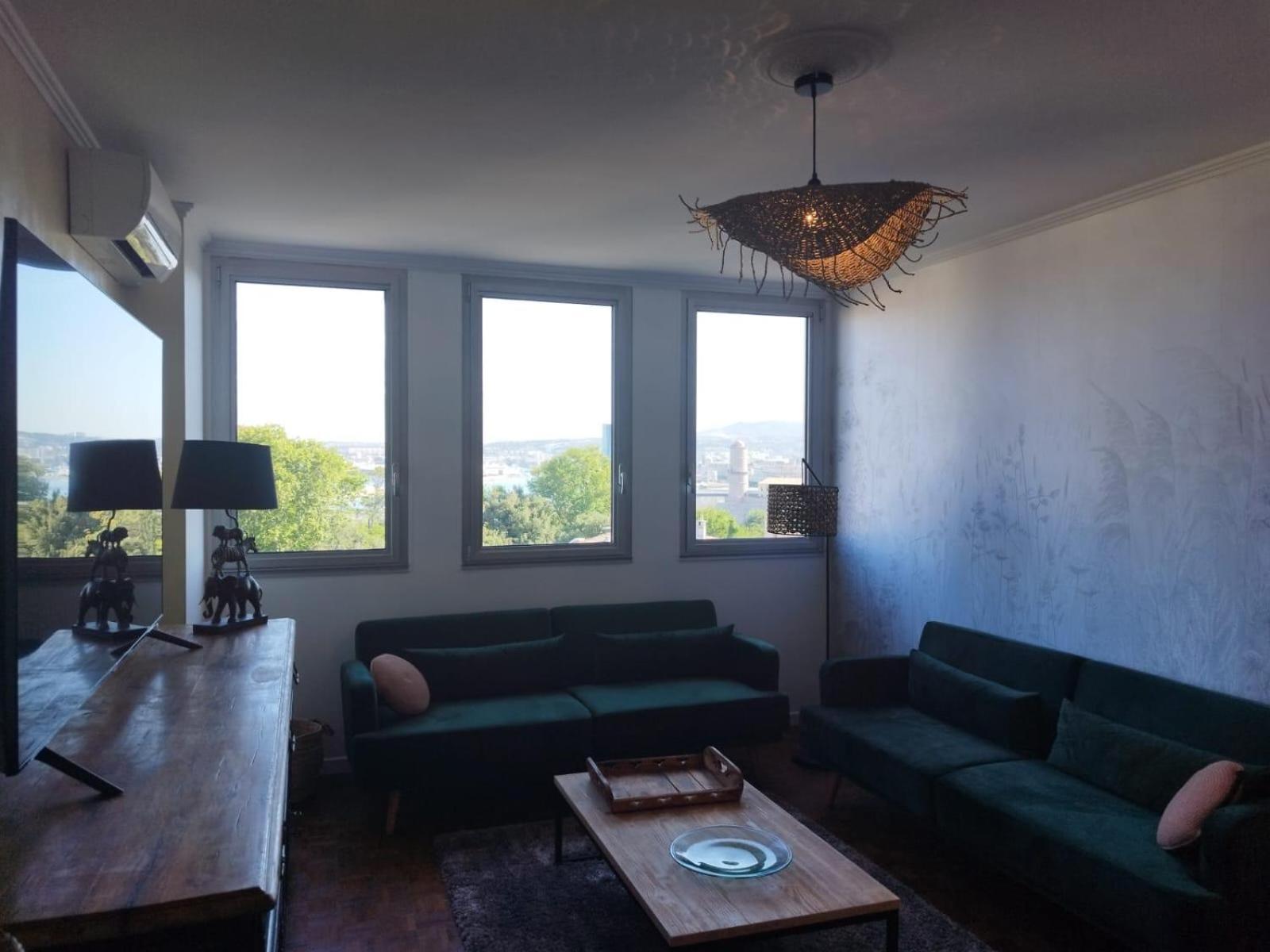 Le Pharo Appart Vue Mer Pres Plage Fort St Nicolas Vieux Port Mucem Apartamento Marsella