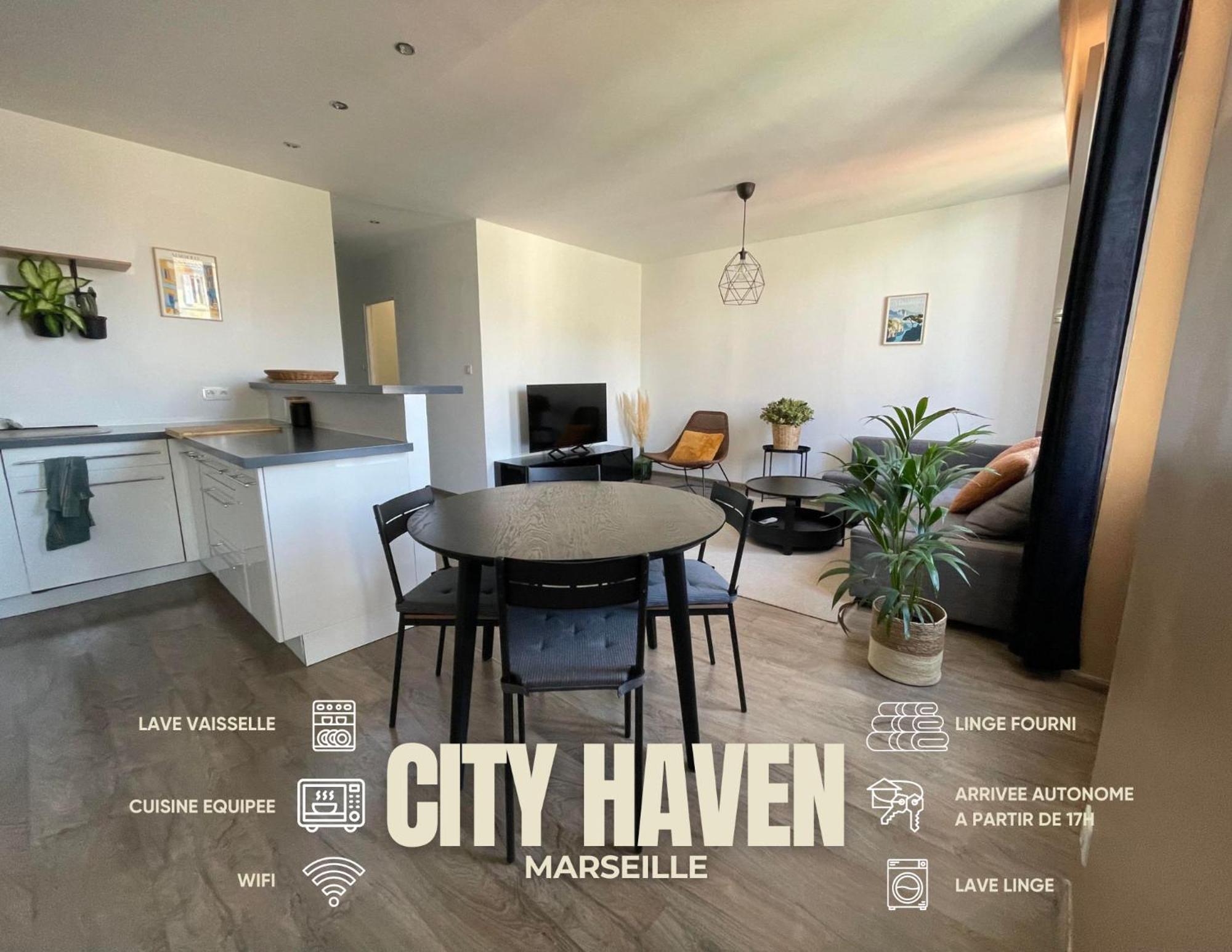 City Haven Wifi Cuisine Apartamento