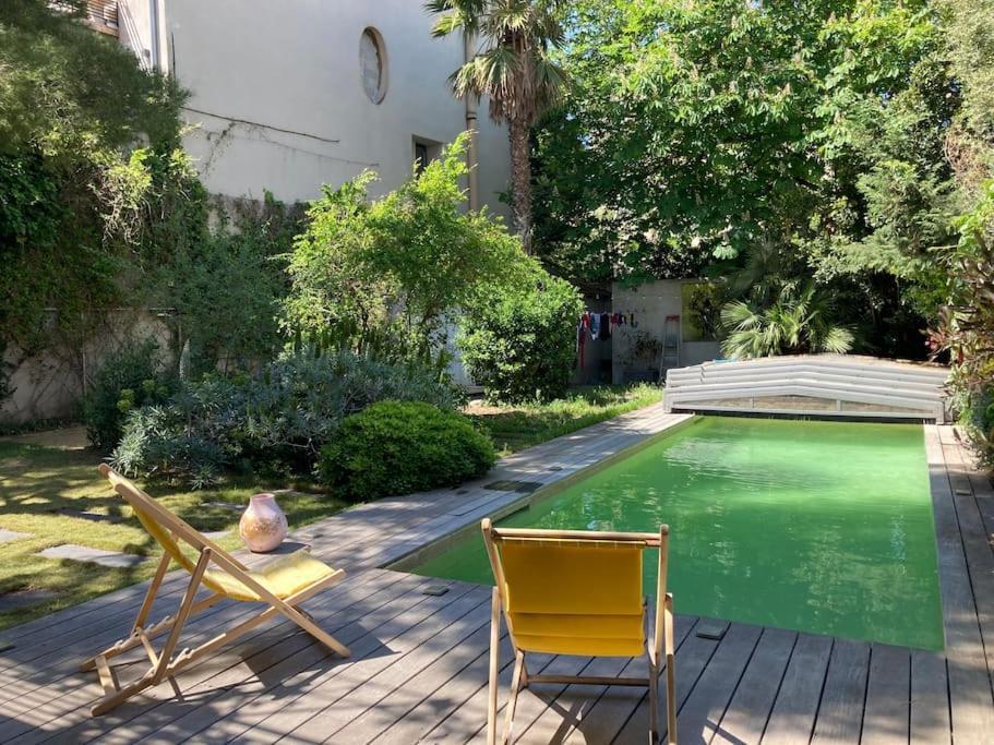 Grande Jardin Et Piscine A Endoume * Marseille