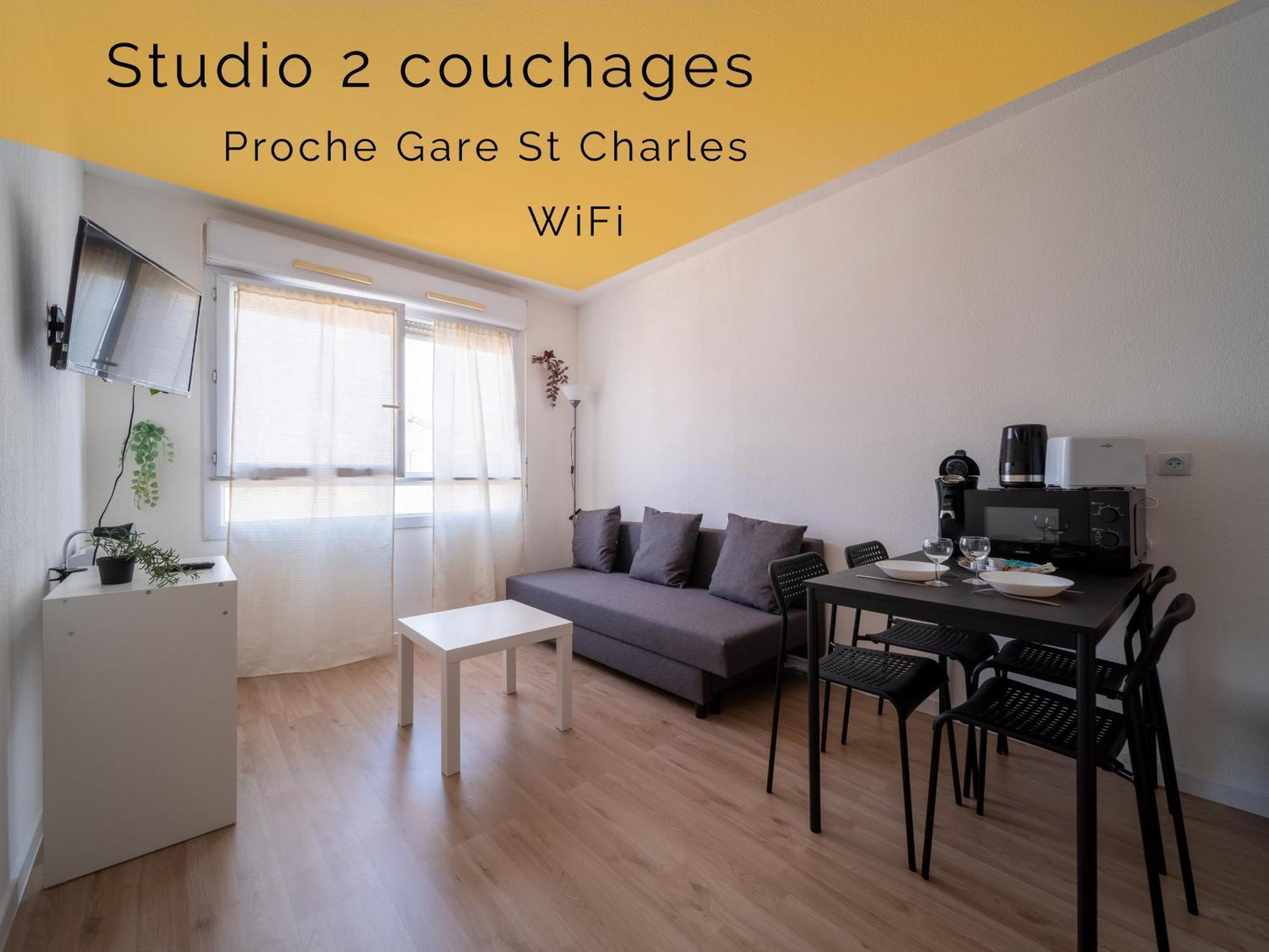 Appartement Equipe A 6min De La Gare St Charles