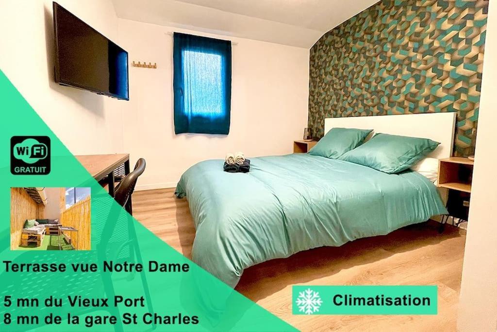 T4 Plein Coeur De Avec Vue Notre Dame Apartment Marseille