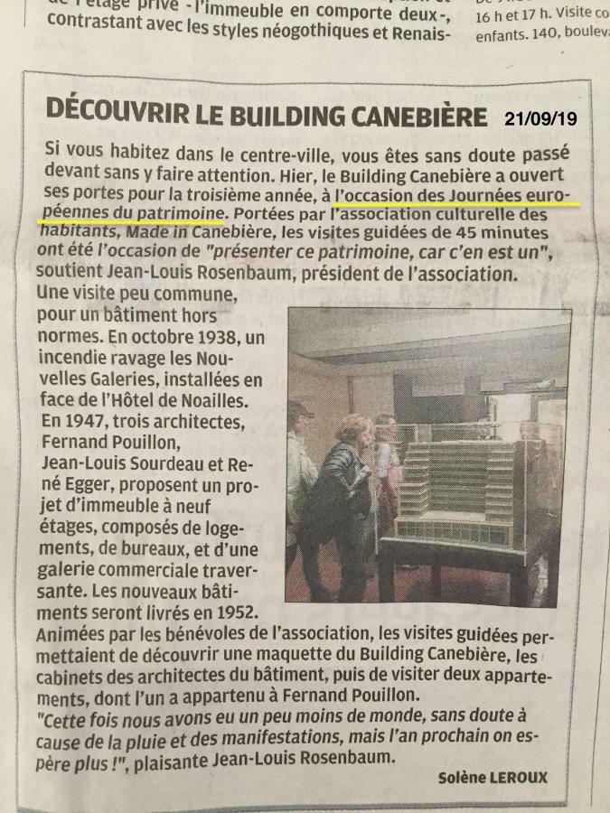 Căn hộ The Building Canebiere Marseille