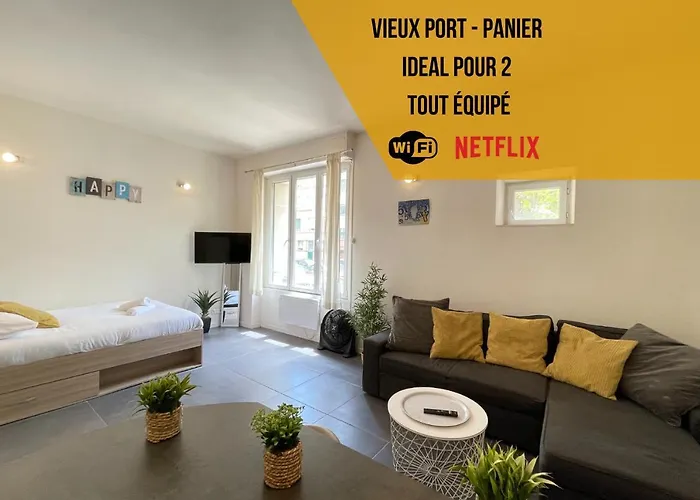 Ô Pied du PanierVieux PortSpacieuxWifiNetflix