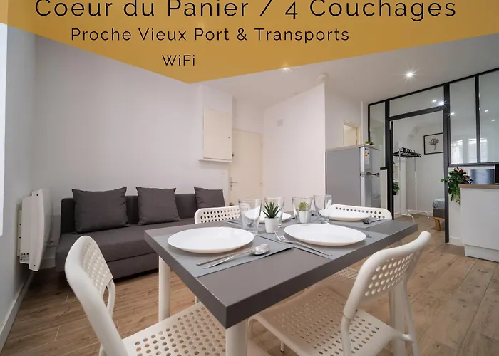 Appartement Tout Equipe 4 Personnes Au Coeur Du Panier