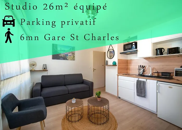 Appartement Tout Equipe Parking A 6Min De La Gare St Charles