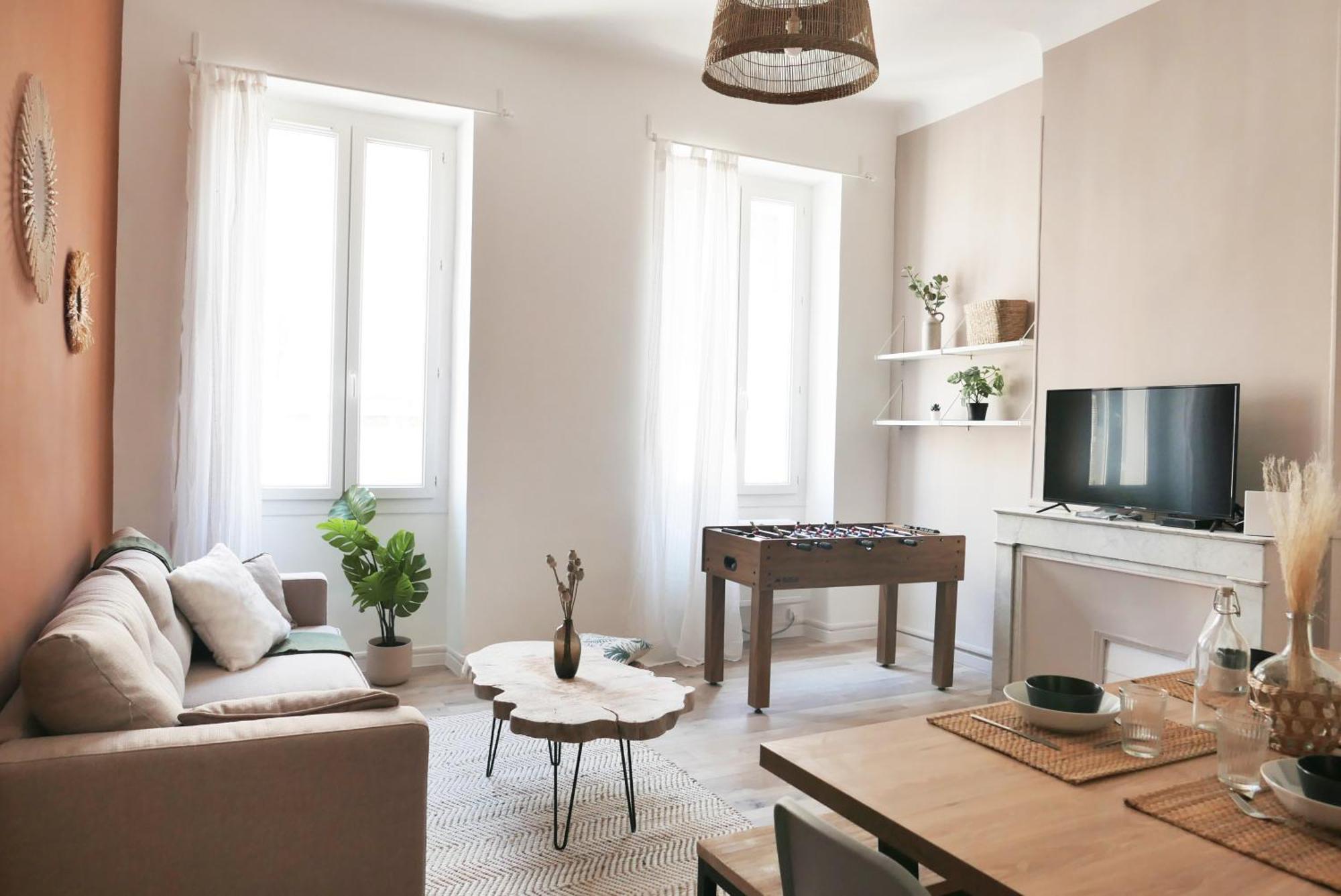 Magnifique T4 En Face La Gare Saint Charles - 3 - Clim Dans Le Salon Apartamento *