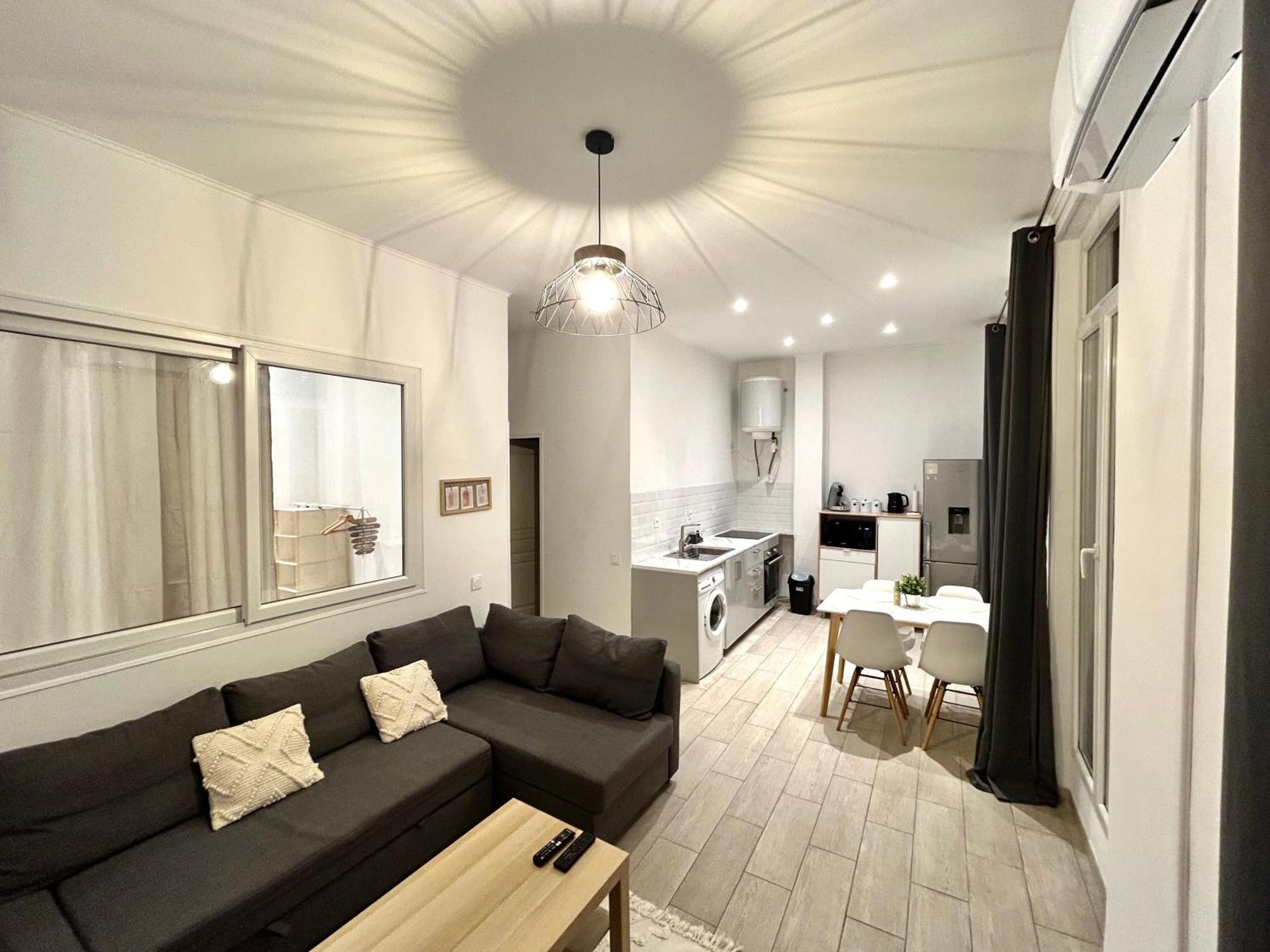 Apartment Lumineux 2 Pieces - Centre-ville Climatise - Netflix Prime Canal - Bien Place Marseille