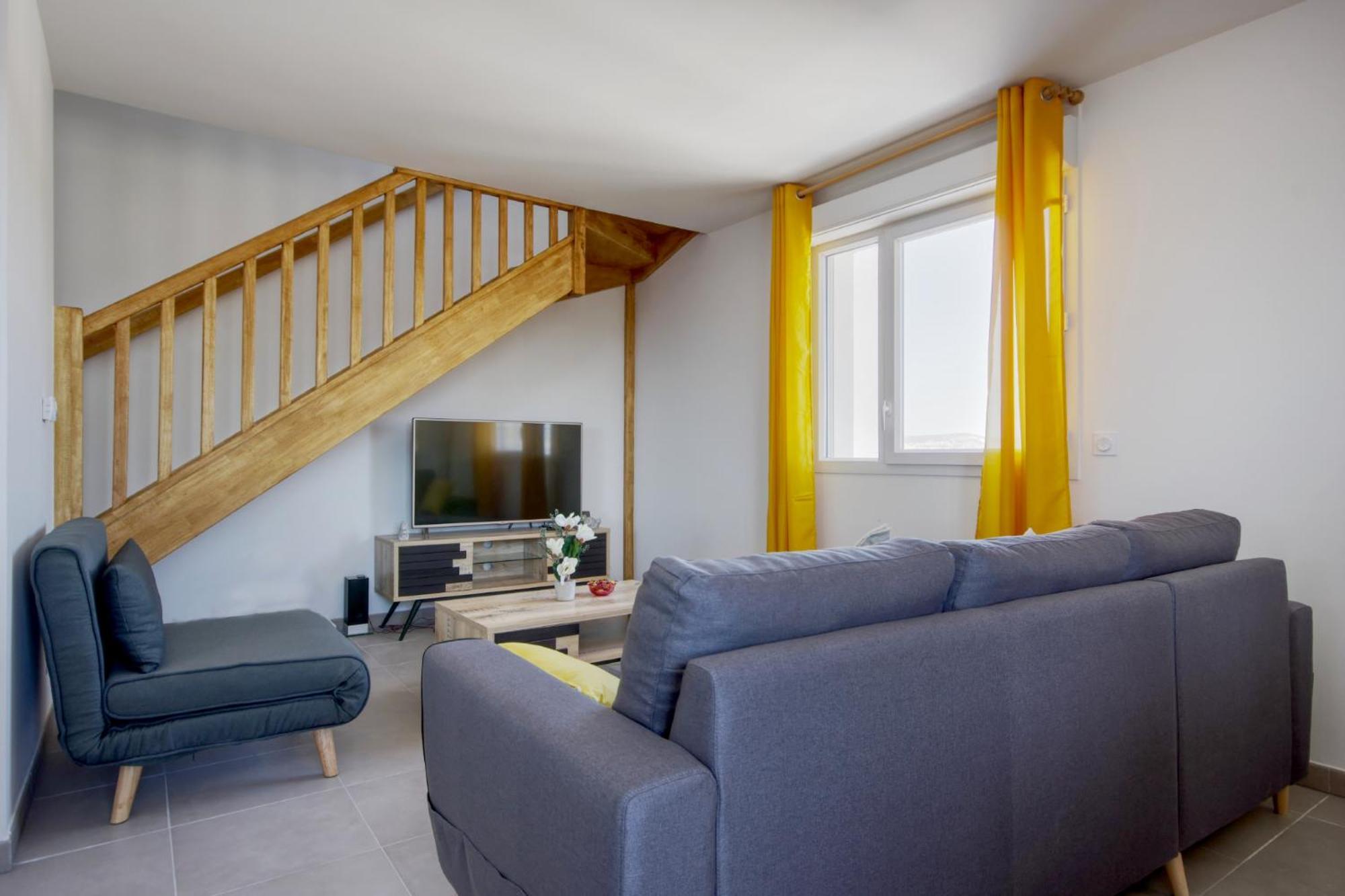 T3 Duplex Avec Parking Et Balcon A Euromed Apartment *